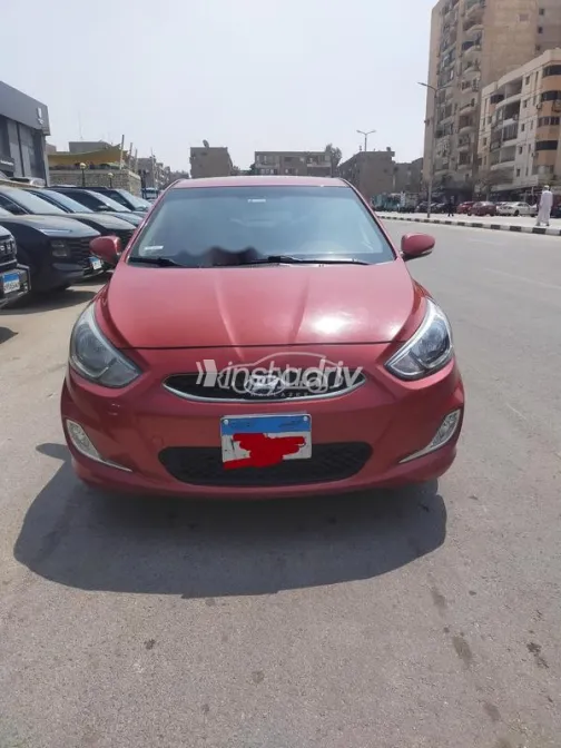 Hyundai Accent 2021 Red Used for Sale - 1