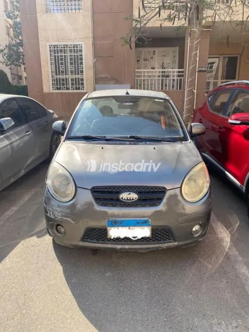 كيا بيكانتو 2010 رمادي مستعملة للبيع - 1