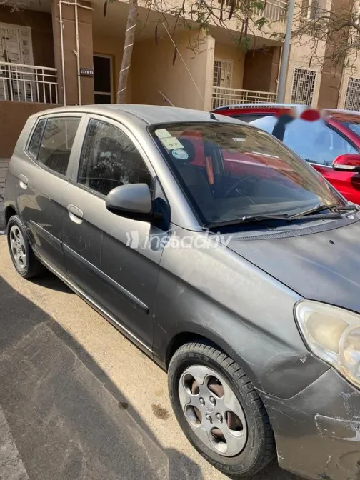 كيا بيكانتو 2010 رمادي مستعملة للبيع - 6