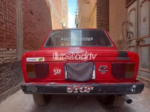 فيات 128 1985 أحمر مستعملة للبيع - 4