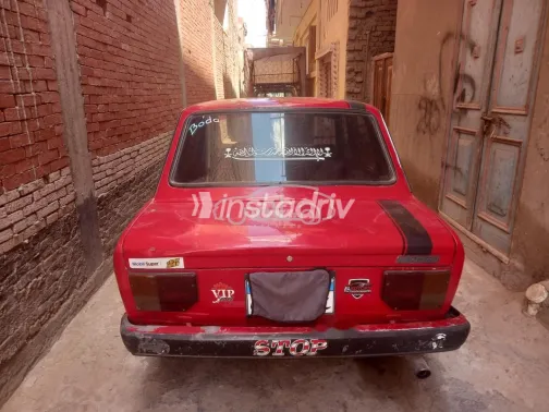 فيات 128 1985 أحمر مستعملة للبيع - 5