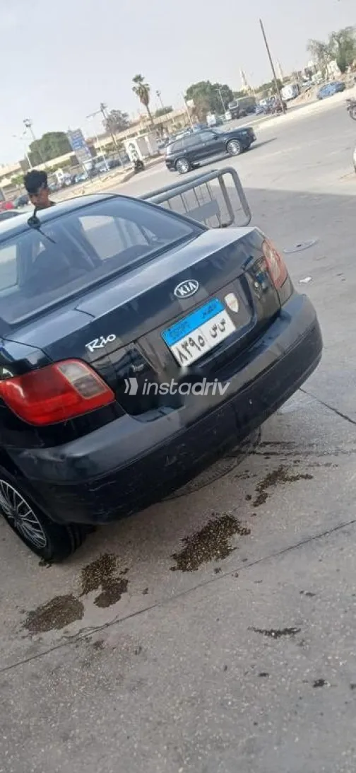كيا ريو 2009 أسود مستعملة للبيع - 7