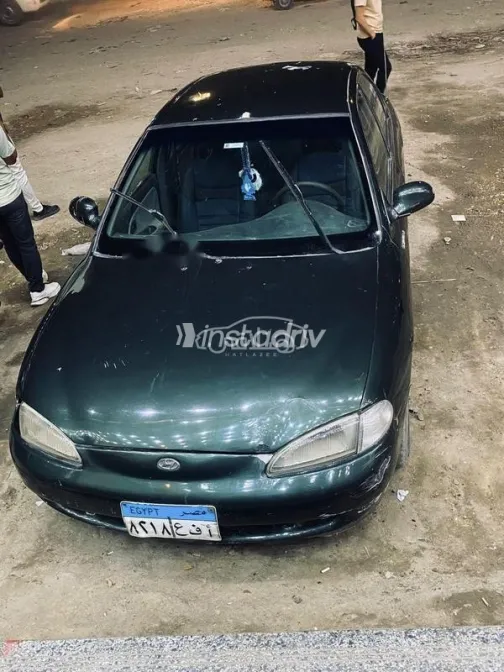 Hyundai Accent 1999 Dark Green Used for Sale - 3