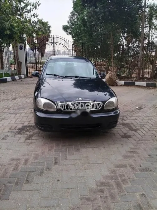 دايو لانوس 2007 أسود مستعملة للبيع - 1