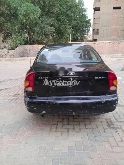 دايو لانوس 2007 أسود مستعملة للبيع - 4