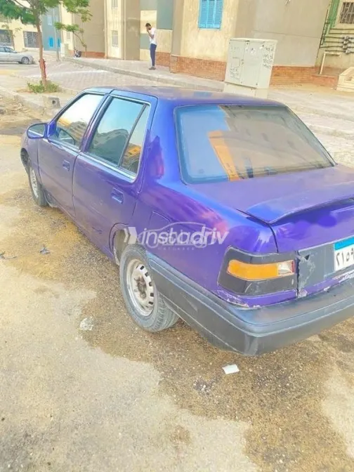 هيونداي اكسيل 1997 بنفسجي مستعملة للبيع - 1