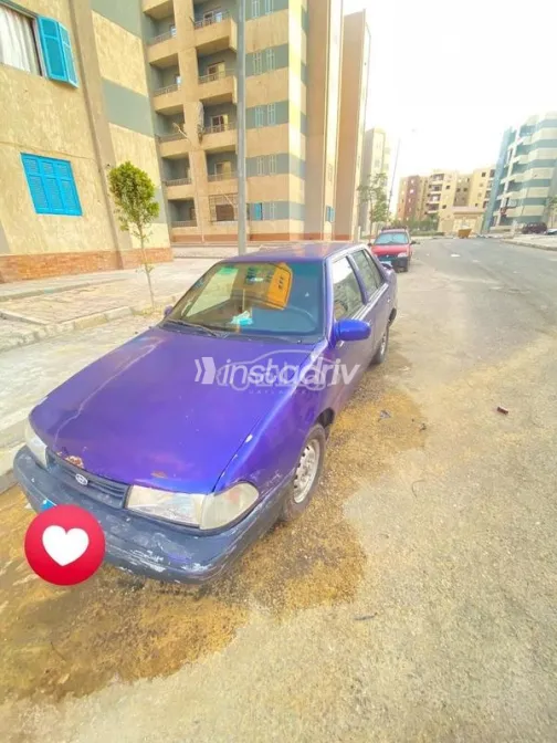 هيونداي اكسيل 1997 بنفسجي مستعملة للبيع - 2