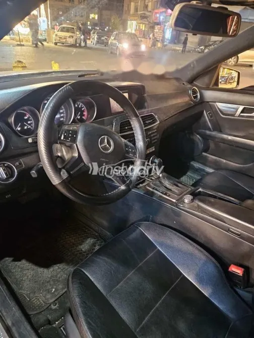 مرسيدس C 200 2013 أبيض مستعملة للبيع - 2