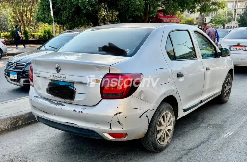 رينو لوجان 2019 أبيض مستعملة للبيع - 2
