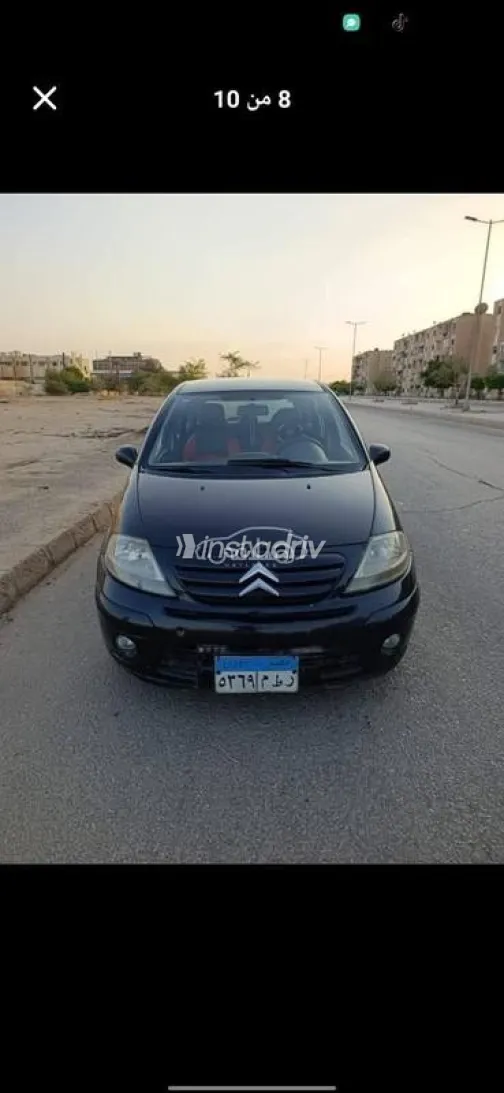 سيتروين C3 2008 أسود مستعملة للبيع - 1