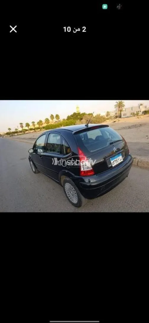 سيتروين C3 2008 أسود مستعملة للبيع - 3