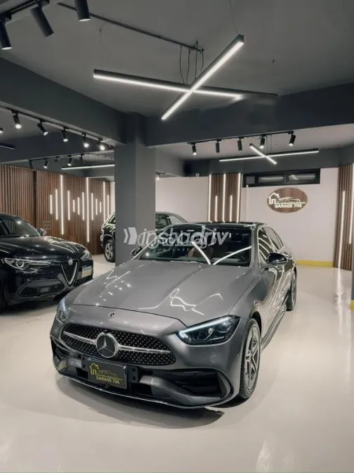 مرسيدس C 180 2022 رمادي مستعملة للبيع - 3