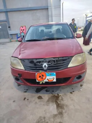 رينو لوجان 2011 أحمر غامق مستعملة للبيع
