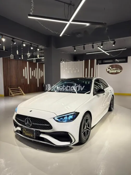 مرسيدس C 180 2023 أبيض مستعملة للبيع - 3