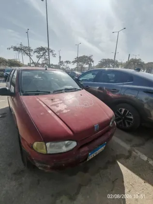 فيات سينا 2003 أحمر غامق مستعملة للبيع