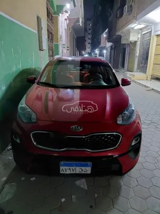 كيا سبورتاج 2021 أحمر مستعملة للبيع