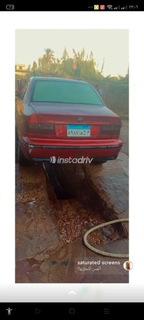 بيجو 307 2007 أحمر غامق مستعملة للبيع - 8