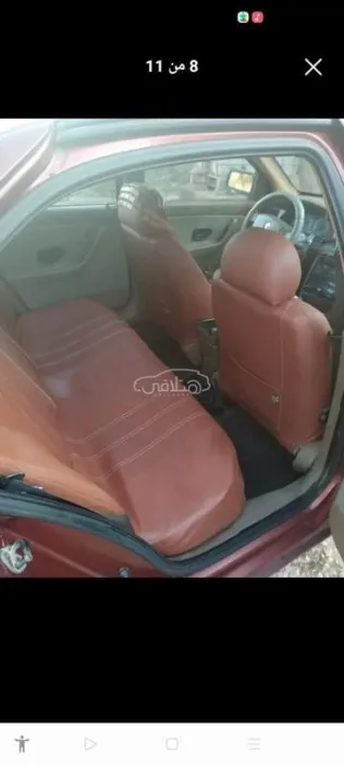 بيجو 307 2007 أحمر غامق مستعملة للبيع