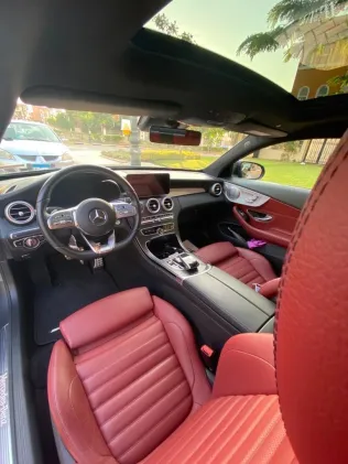 مرسيدس C 200 2019 أبيض مستعملة للبيع