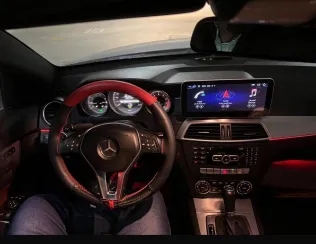 مرسيدس C 180 2013 أبيض مستعملة للبيع