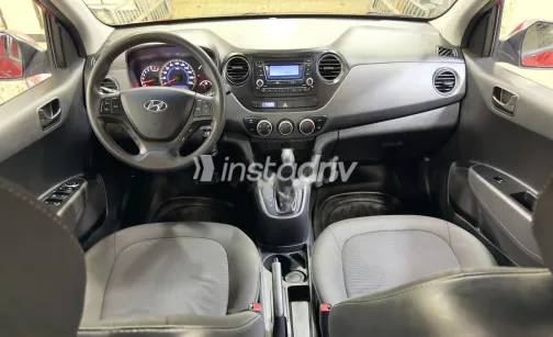 هيونداي جراند i10 2015 أحمر غامق مستعملة للبيع - 8