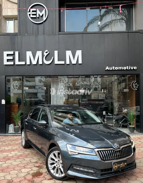 سكودا سوبيرب 2021 أبيض مستعملة للبيع - 7