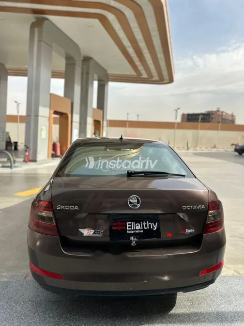 سكودا اوكتافيا 2016 بني مستعملة للبيع - 3