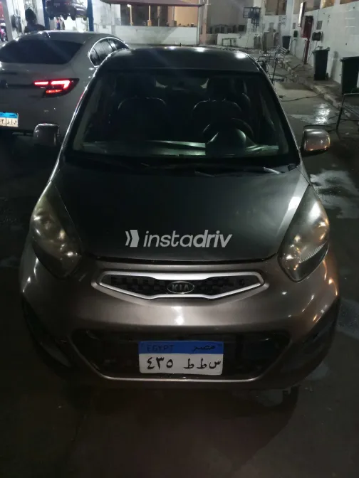 كيا بيكانتو 2012 أبيض مستعملة للبيع - 1