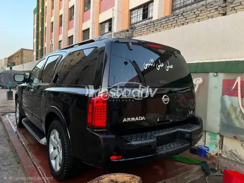 نيسان ارمادا 2008 أسود مستعملة للبيع - 4