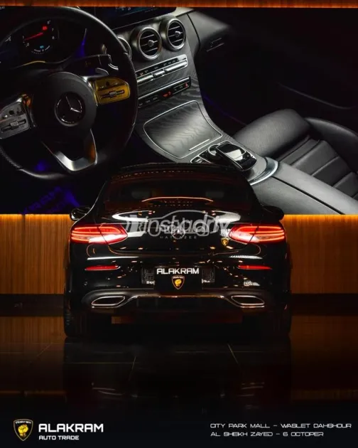 مرسيدس C 200 2023 أسود مستعملة للبيع - 2