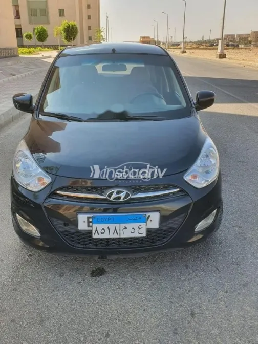 هيونداي I10 2008 أسود مستعملة للبيع - 1