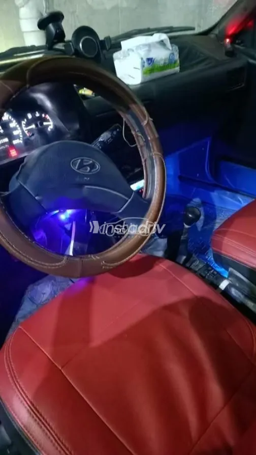 هيونداي اكسيل 1998 أسود مستعملة للبيع - 3