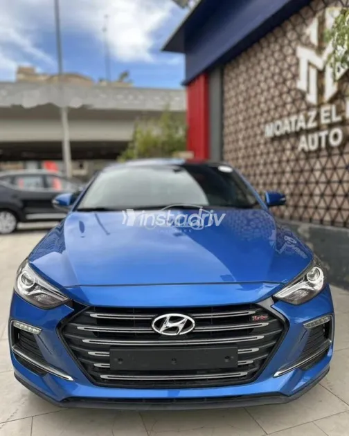 Hyundai Elantra 2017 Dark Blue Used for Sale - 3