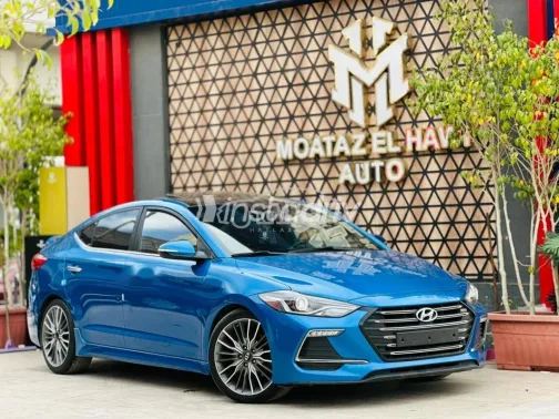 Hyundai Elantra 2017 Dark Blue Used for Sale - 8