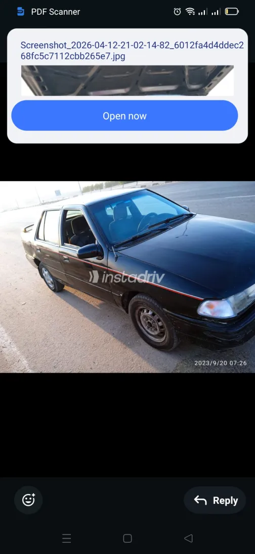 هيونداي اكسيل 1996 أبيض مستعملة للبيع - 4