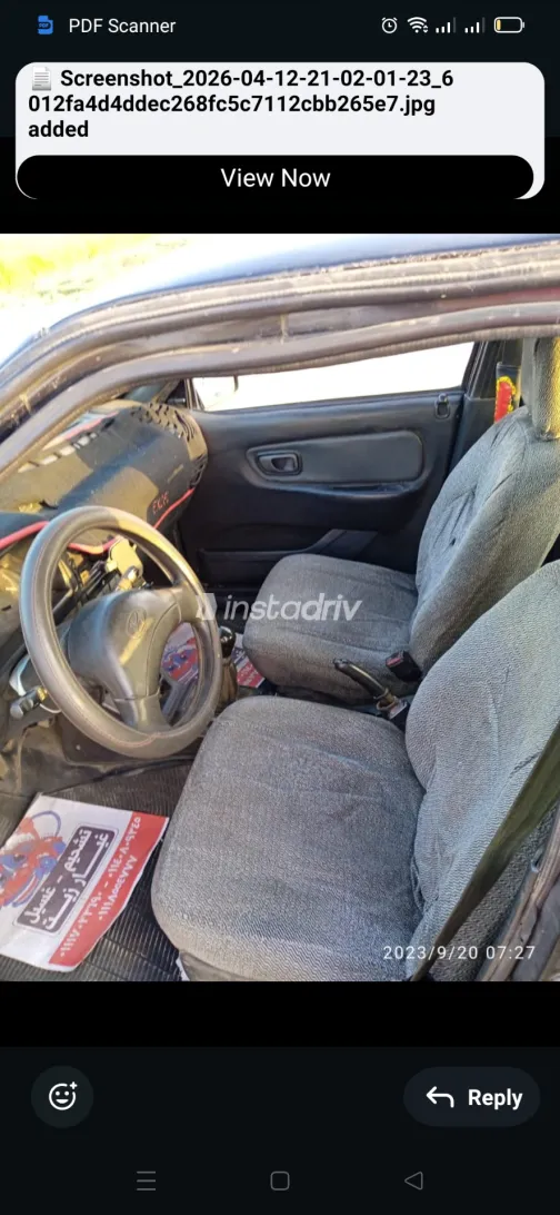 هيونداي اكسيل 1996 أبيض مستعملة للبيع - 8