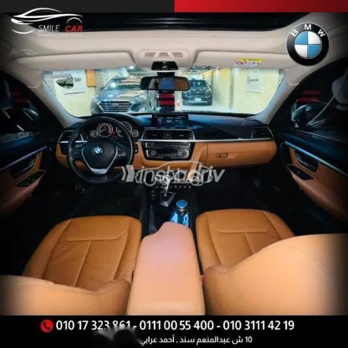 بي ام دبليو 320 2019 أزرق غامق مستعملة للبيع - 9