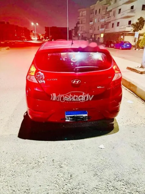 Hyundai Accent RB 2017 Dark Red Used for Sale - 6