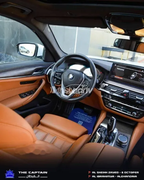 بي ام دبليو 520 2023 أبيض مستعملة للبيع - 3