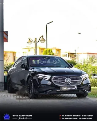 مرسيدس E 200 2025 أسود مستعملة للبيع