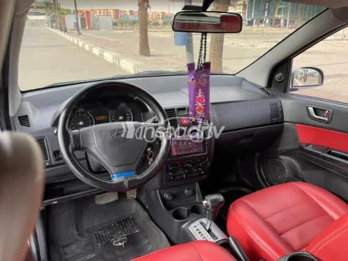 هيونداي جيتز 2008 رمادي مستعملة للبيع - 7