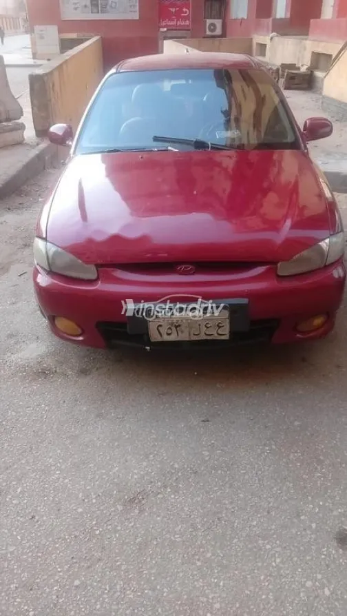 Hyundai Accent 1999 Dark Red Used for Sale - 3