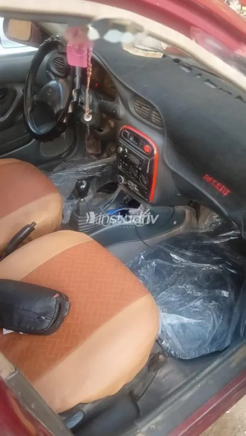 Hyundai Accent 1999 Dark Red Used for Sale - 7