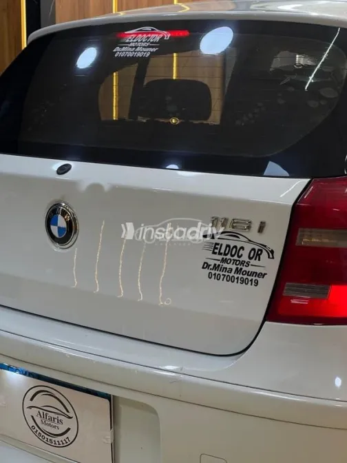 بي ام دبليو 116 2009 أبيض مستعملة للبيع - 5