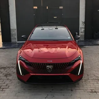 بيجو 408 2024 أحمر مستعملة للبيع