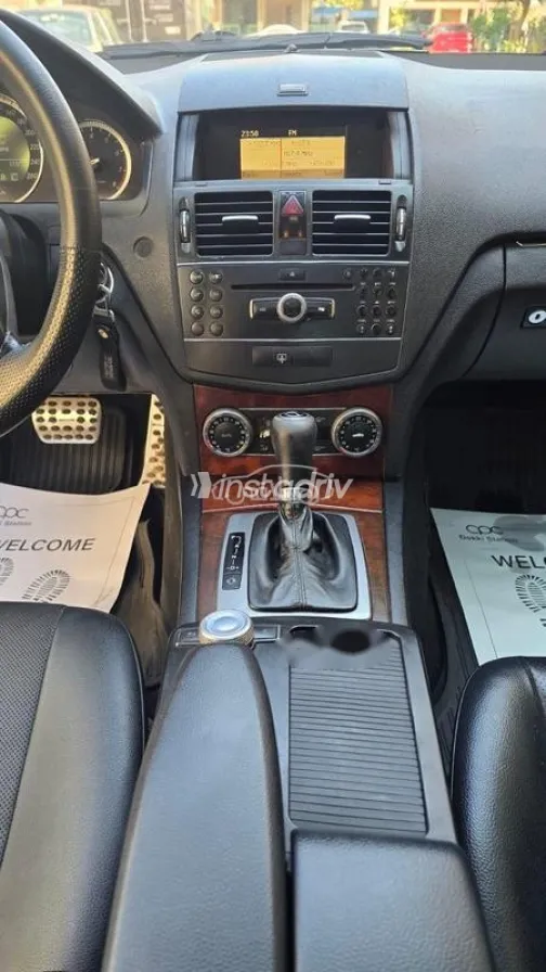 مرسيدس 200 2008 أسود مستعملة للبيع - 8