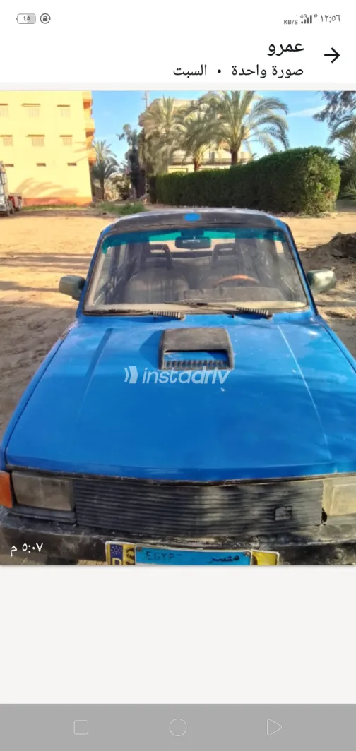 فيات 127 1985 أبيض مستعملة للبيع - 4