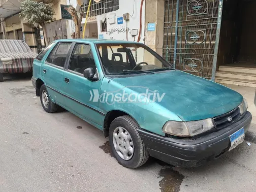 هيونداي اكسيل 1994 أخضر مستعملة للبيع - 2