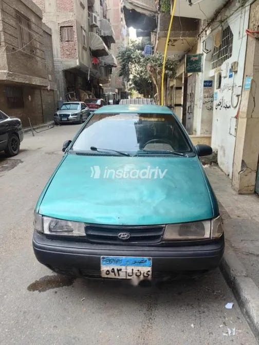 هيونداي اكسيل 1994 أخضر مستعملة للبيع - 3