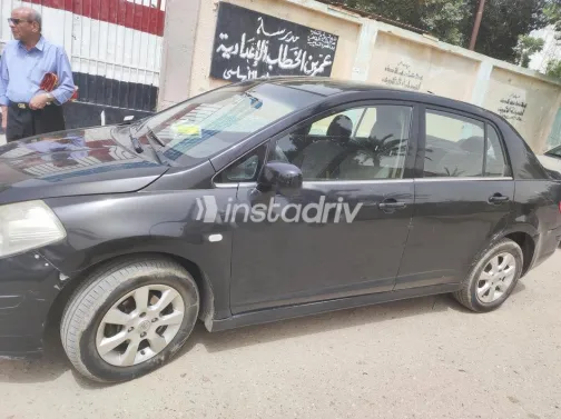 نيسان تيدا 2011 أسود مستعملة للبيع - 8